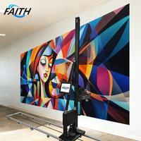 Equipo de Impresión de Paredes 3D de Alta Definición con Logotipo Personalizado Faith, Impresora de Paredes 3D para Paredes de Marketing