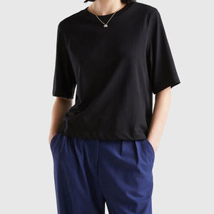 T-shirts personnalisés pour hommes, coupe ample, décontractés, été, 100% coton, respirants, anti-plis, vente en gros, fabrication professionnelle - Product Image 3