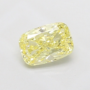 Elegante Cojín de Diamantes Amarillos de 1 Quilate, Corte Fantasía, VS1, Gema Natural Rara, Joyería Premium - Product Image 1