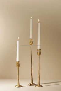 Export <b>Bulk</b> Deal Antique Style Metal <b>Candle</b> Stands Tall Tabletop Centerpiece for Boutique Decor Shops & Importers Factory Price - Product Image 3
