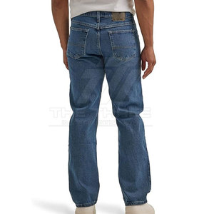 Pantalones Vaqueros Rectos de Moda Urbana, Casuales, Cómodos y Duraderos para Uso Diario y Estilo de Vida Moderno - Product Image 3