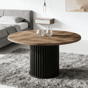 Tavolo da Pranzo Rotondo dal Design Elegante e Raffinato per il Tuo Spazio Pranzo Domestico - Product Image 4