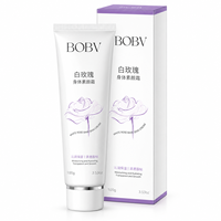 Krim Kulit Mawar Putih BOBV 100g Krim Wajah & Tubuh Pencerah Melembapkan Kulit Bercahaya Alami