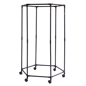 Présentoir de Vêtements Portable de Luxe en Métal Chromé Bros Display, Pliable et Robuste, Amovible, OEM ODM Vietnam - Product Image 2