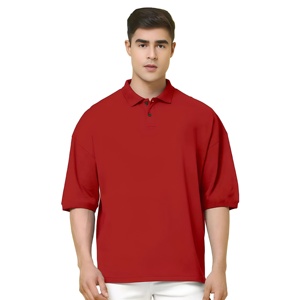 Polo personnalisé avec logo, prix abordable, col à revers, polo de golf, t-shirt polo 100% coton, grandes tailles, polos pour hommes - Product Image 1