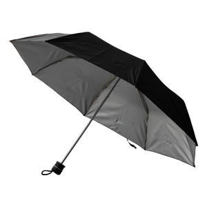 Venus Black 3 Fold <b>Umbrella</b> Compact Lightweight Travel Rain <b>Umbrella</b> for Men and Women with Strong Wind Resistant Frame - Product Image 2