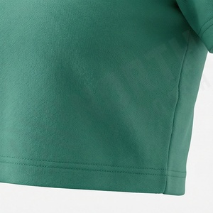 Customized Color Cotton Women <b>Crop</b> <b>Top</b> Lightweight Quickdry Solid Shirt Streetwear Fitness Gym Workout Activewear Tee - Product Image 5