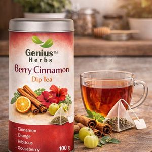 Sachets de thé à la cannelle et aux baies tropicales, extrait naturel d'herbes, vente en gros, formule végétale riche en nutriments, article pour un style de vie sain - Product Image 2