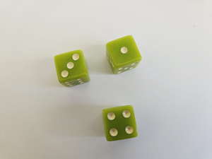 Ensemble de dés en résine colorés, points multicolores, cubes de jeu, artisanat fait main, dés de collection, dés de jeu de société à points blancs, objets de collection - Product Image 6