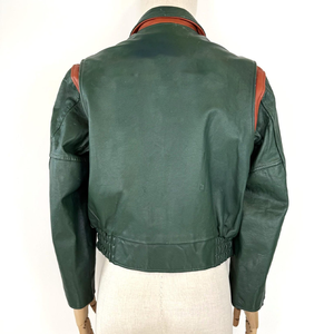 Blouson en cuir personnalisé OEM pour hommes, réversible, imperméable, brodé, patchwork d'hiver, pour programmes de revente au détail - Product Image 6