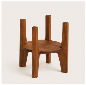 Wholesale Eco-Friendly Modern Wood Plant Stand Solid Acacia Wood Indoor Flower <b>Pot</b> <b>Holder</b> for Living Room Custom Logo - Product Image 4