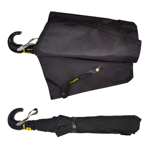 Sharkk DICTATOR 59 2 Fold Heavy Duty Black <b>Umbrella</b> for Men <b>Windproof</b> Travel Rain <b>Umbrella</b> with Strong Alloy Frame - Product Image 5