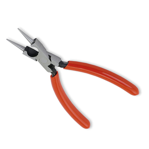 Alicates de joyería de alta calidad, mini alicates de punta redonda de 5 pulgadas con cortador, alicates de acero inoxidable para abalorios, para profesionales. - Product Image 3