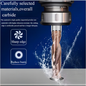 Fabricant professionnel d'outils CNC en Chine, forets en carbure solide pour l'usinage CNC de la fonte - Product Image 2