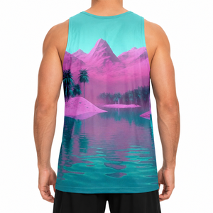 Custom <b>Men's</b> Sleeveless Tank Top Dry Fit Gym Workout <b>Vest</b> OEM ODM Sublimation Athletic Tank Top Breathable Sports <b>Vest</b> - Product Image 5