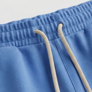 Ensemble décontracté bleu 2 pièces pour femme : T-shirt à manches courtes et short au-dessus du genou à imprimé géométrique, coupe ample, idéal printemps-été - Product Image 5