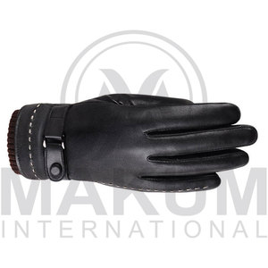 Latest High Quality Dressing Loose Fit Winter Leather <b>Gloves</b> / Factory Price Custom Logo Women & Men Fashionable Leather <b>Gloves</b> - Product Image 3