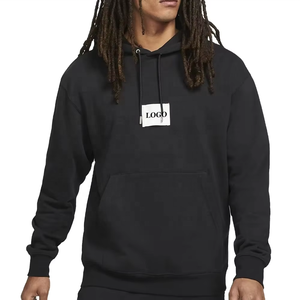 Sweat-shirts à capuche de qualité supérieure avec poignets côtelés pour hommes, en polaire d'hiver, confortables, décontractés, respirants, 100% coton - Product Image 1