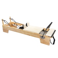 Chêne érable accessoires pliant Studio ressorts Machines équipement bois Portable Pilates Reformer