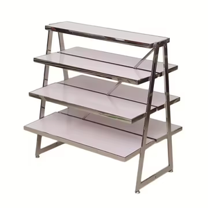 Exhibidor Vertical Resistente de Hierro sin Respaldo, Pulido, para Supermercados y Tiendas de Conveniencia - Product Image 1