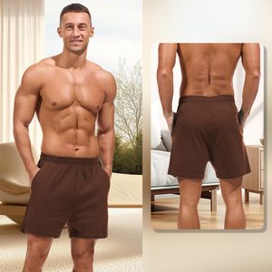 <b>Men</b>’s Sleep <b>Shorts</b> Cotton Lightweight Lounge <b>Pajama</b> <b>Shorts</b> 4 Inch Inseam with Pockets Wholesale Supplier - Product Image 2