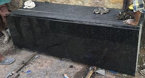 VARDHMAAN ASH Black Galaxy <b>Granite</b> <b>Slab</b>-Flamed Surface Modern Design for Outdoor Use - Product Image 5