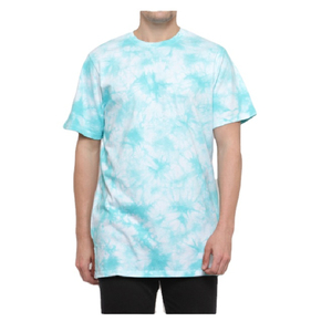 Camiseta de Cuello Redondo de Alta Calidad, 100% Algodón, con Estampado Tie Dye, Logotipo Personalizado, Unisex, Manga Corta, Corte Regular, Estilo Hip Hop para Hombre - Product Image 1