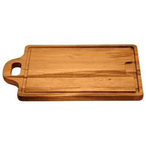 Tabla de cortar de madera de calidad alimentaria, segura para cortar carne cruda, verduras, frutas y preparar en la cocina. - Product Image 2