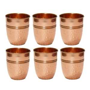 Mug à Moscow Mule en cuivre, style vintage, vaisselle en métal massif, tasse artisanale - Product Image 5