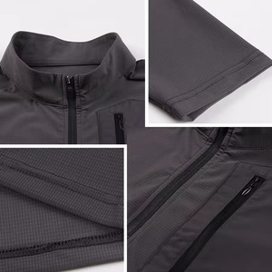 Fabricant de vêtements de sport compressifs personnalisés, t-shirts de fitness performants en coton et polyester, impression par sublimation, OEM ODM, faible MOQ - Product Image 3
