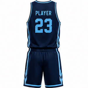 Ensemble d'uniformes de basket-ball professionnels avec impression par sublimation, panneaux en mesh respirant, coupe athlétique performante - Product Image 2