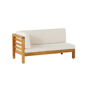 Modern Teak Outdoor Sofa Set With Coffee Table Luxury Garden Patio Furniture Resort Villa Lounge <b>Seating</b> Set Solid Wood Outdoor - Product Image 3