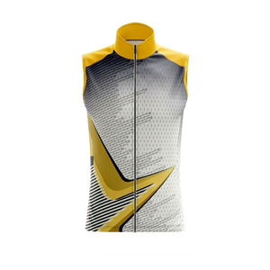 Chaleco de Ciclismo Sublimado Personalizado, Plegable, Ultraligero, Sin Mangas, Cortavientos, Transpirable, con Malla en la Espalda, para Ciclismo de Montaña - Product Image 2