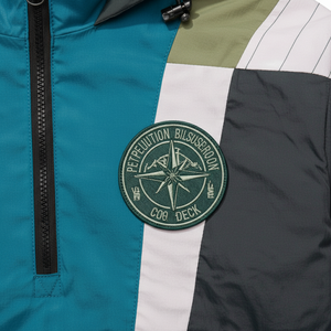 New Arrival Custom Gradient Colors Windbreak <b>Pullover</b> <b>Jackets</b> for <b>Men</b> Thick Winter Workout Half Zip Kangaroo Pocket Stand Collar - Product Image 3