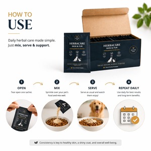 HERBACARE Friandises à Mâcher Douces pour Chiens et Chats Tous Âges Soutien Immunitaire Multivitamines Absorption Rapide Complément Herbal Biologique Sûr - Product Image 5