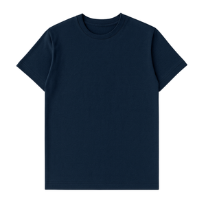 T-shirt pour homme en coton 100% brodé de qualité supérieure, 230g, couleur marine, confortable, décontracté, streetwear, tee-shirt doux et respirant - Product Image 2