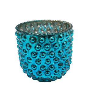 Hot Selling Designer round <b>Glass</b> Votive Holder Candle Jar 2-Color (White and Silver) Handicrafts for Christmas for Decorations - Product Image 2