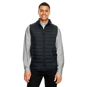 Chaleco de invierno moderno para hombre con cremallera frontal completa y construcción acolchada ligera y cómoda - Product Image 3