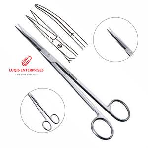 McIndoe Rhinoplasty Scissors Straight Semi-Sharp Outer Edges Serrated Surgical Instrument Stainless Steel <b>Precision</b> <b>Tool</b> - Product Image 1