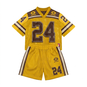 Women Breathable Mesh Jersey And Shorts Set 220 GSM Polyester Cream <b>Maroon</b> Panel Design Heat Transfer Logo Women's Sets - Product Image 5