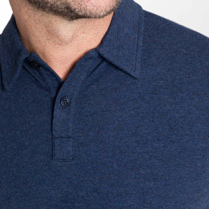 <b>Classic</b> Men's Slim Fit for Polo Shirt Breathable Cotton Casual Wear Light Rib Knitted Fabric Custom Price Everyday Comfort Style - Product Image 6