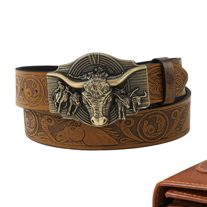Cadenas de Cinturón de Metal y Zinc Estilo Hip Hop para Hombre con Impresión por Transferencia de Calor, Hebilla Personalizable de Alta Calidad para Accesorios de Ropa - Product Image 3