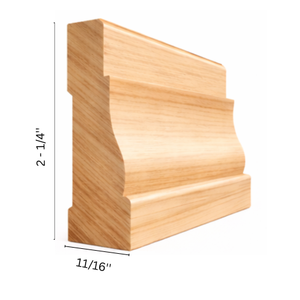 Molduras de Madera Maciza de Roble Blanco y Aliso para Paredes, Zócalos y Molduras Decorativas, Duraderas, Ecológicas, Resistentes a la Humedad, Tamaño Personalizado, Artesanía - Product Image 2