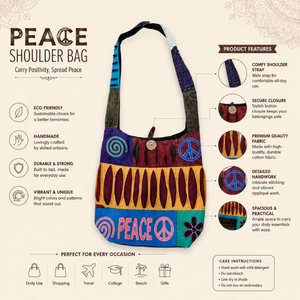 Bolsa Jhola Unisex de Cáñamo de Calidad Natural |   Bolso de Hombro de Cáñamo Multicolor con Múltiples Opciones de Tamaño para Uso Diario - Product Image 6