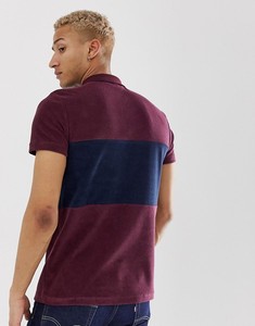 Polo en tricot à manches courtes pour homme, style décontracté, avec fermeture éclair et blocs de couleur - Product Image 4