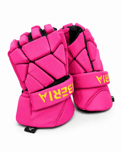IBERIA Premium Wholesale Pink Lacrosse Gloves for Men | Padded Protective Lacrosse Gloves | Custom Team Gloves - Product Image 1