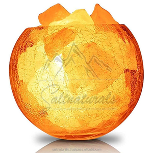 Lámpara de Sal del Himalaya con Alimentación USB de Primera Calidad, Estilo Feng Shui Hecho a Mano, Tamaños y Empaques Personalizados Disponibles - Product Image 1