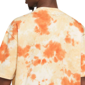 Camiseta de Manga Corta para Hombre, Estilo Tie-Dye, Cuello Redondo, Tejida, Casual, con Estampado - Product Image 5