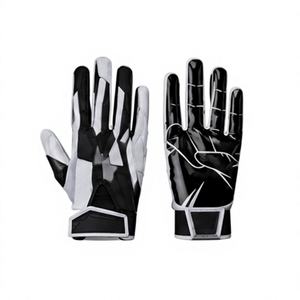 Gants de sport à doigts entiers WARPRO INDUSTRY, fermeture auto-agrippante, impression numérique rouge et blanc, impression par sublimation, antidérapants, en polyester - Product Image 3
