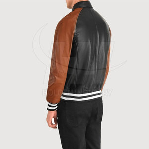 Premium Fashion <b>Leather</b> Baseball <b>Jacket</b> Soft Comfort <b>Leather</b> Baseball <b>Jacket</b> Stylish Wear <b>Leather</b> Baseball <b>Jacket</b> - Product Image 2
